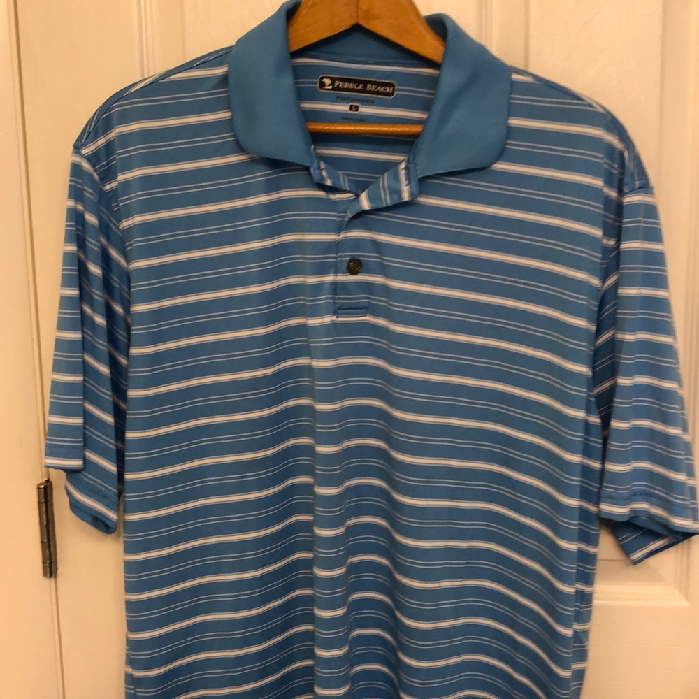 Pebble Beach Performance Golf Shirt Size L